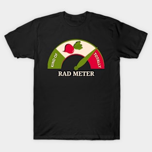 Rad Meter Funny Dad Joke Radish Gift T-Shirt